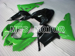 Kawasaki NINJA ZX10R 2004-2005 Injection ABS Fairing - Factory Style - Black Green - MFS3942