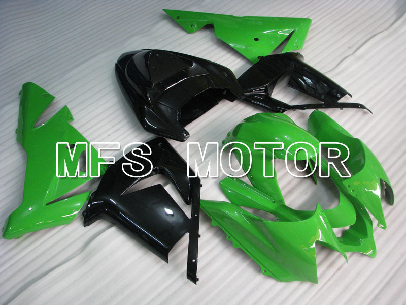 Kawasaki NINJA ZX10R 2004-2005 Injection ABS Fairing - Factory Style - Black Green - MFS3942