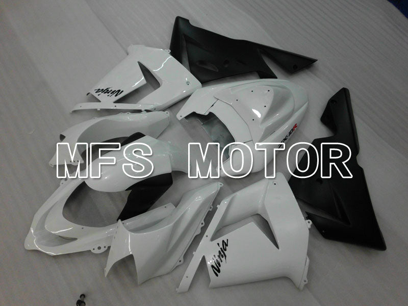Kawasaki NINJA ZX10R 2004-2005 Injection ABS Fairing - Factory Style - Black White - MFS3945