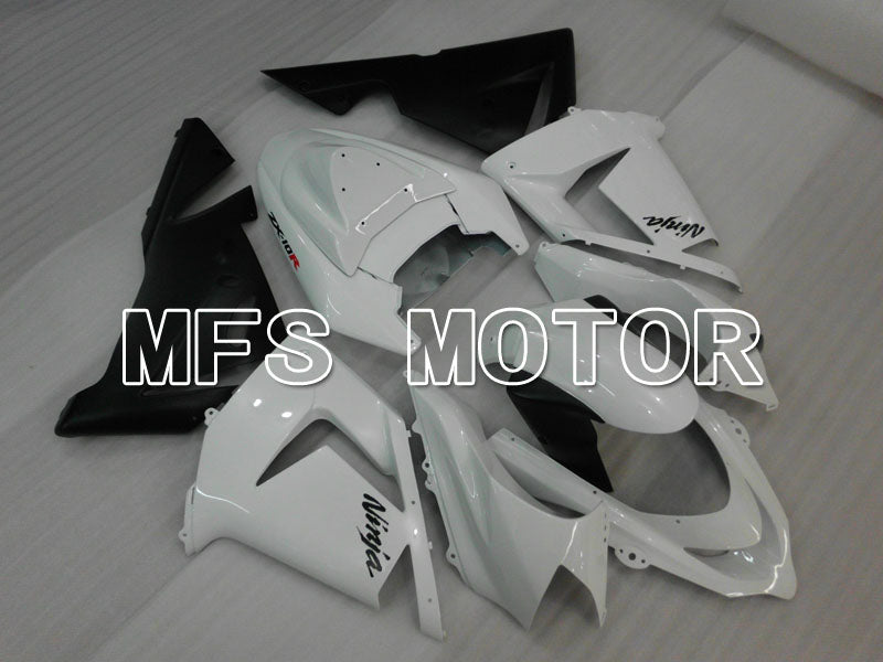 Kawasaki NINJA ZX10R 2004-2005 Injection ABS Fairing - Factory Style - Black White - MFS3945