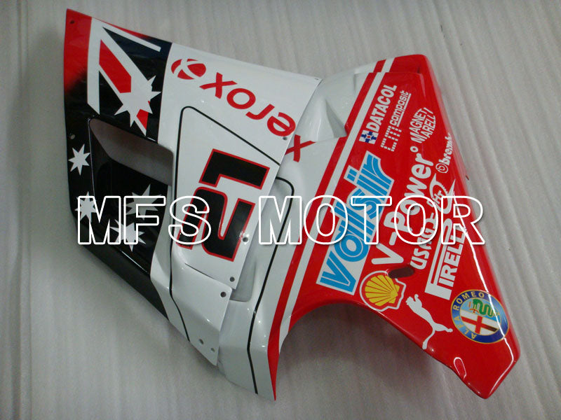 Ducati 748 / 998 / 996 1994-2002 Injection ABS verkleidung - Xerox - Rot Weiß - MFS3946