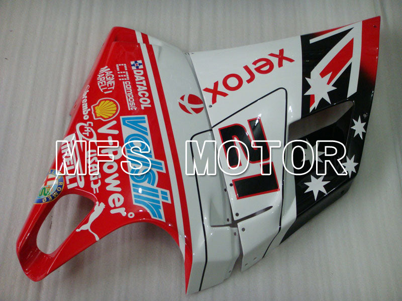 Ducati 748 / 998 / 996 1994-2002 Injection ABS verkleidung - Xerox - Rot Weiß - MFS3946