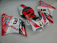 Ducati 748 / 998 / 996 1994-2002 Injection ABS verkleidung - Xerox - Rot Weiß - MFS3946
