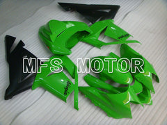 Kawasaki NINJA ZX10R 2004-2005 Injection ABS Fairing - Factory Style - Black Green - MFS3951