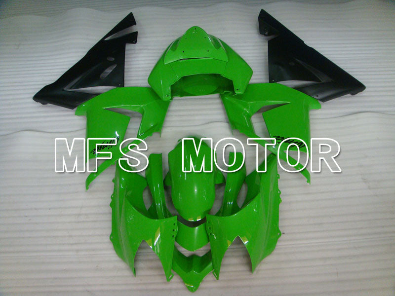 Kawasaki NINJA ZX10R 2004-2005 Injection ABS Fairing - Factory Style - Black Green - MFS3951