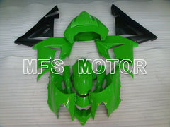 Kawasaki NINJA ZX10R 2004-2005 Injection ABS Fairing - Factory Style - Black Green - MFS3951