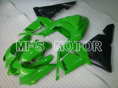 Kawasaki NINJA ZX10R 2004-2005 Injection ABS Fairing - Factory Style - Black Green - MFS3951