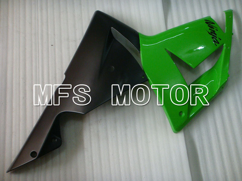 Kawasaki NINJA ZX10R 2004-2005 Injection ABS Fairing - Factory Style - Black Green - MFS3951