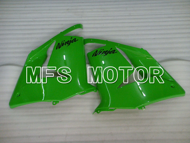 Kawasaki NINJA ZX10R 2004-2005 Injection ABS Fairing - Factory Style - Black Green - MFS3951