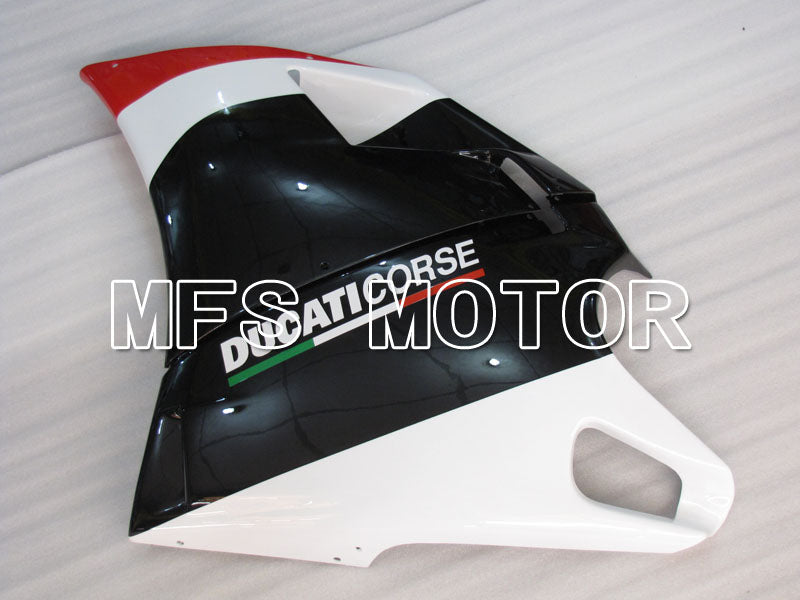 Ducati 748 / 998 / 996 1994-2002 Injection ABS verkleidung - Factory Style - Schwarz Rot - MFS3953