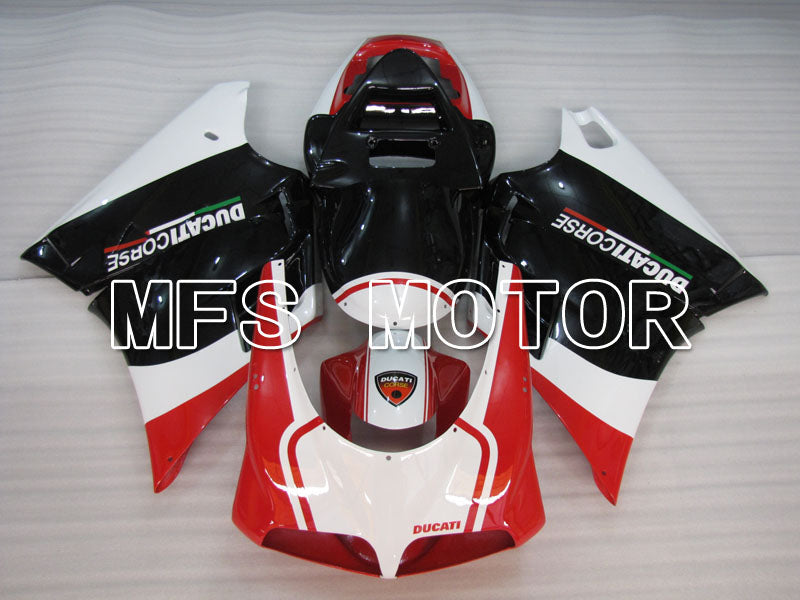 Ducati 748 / 998 / 996 1994-2002 Injection ABS verkleidung - Factory Style - Schwarz Rot - MFS3953