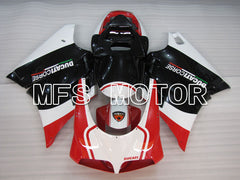 Ducati 748 / 998 / 996 1994-2002 Injection ABS verkleidung - Factory Style - Schwarz Rot - MFS3953