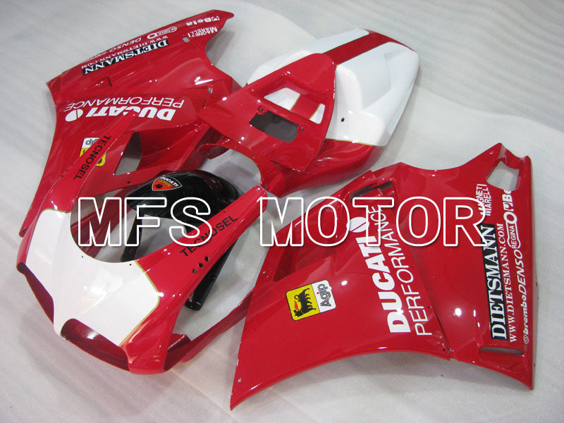 Ducati 748 / 998 / 996 1994-2002 Injection ABS verkleidung - Performance - Rot Weiß - MFS3956
