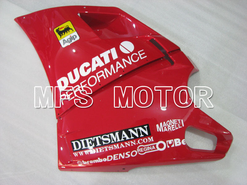 Ducati 748 / 998 / 996 1994-2002 Injection ABS verkleidung - Performance - Rot Weiß - MFS3956