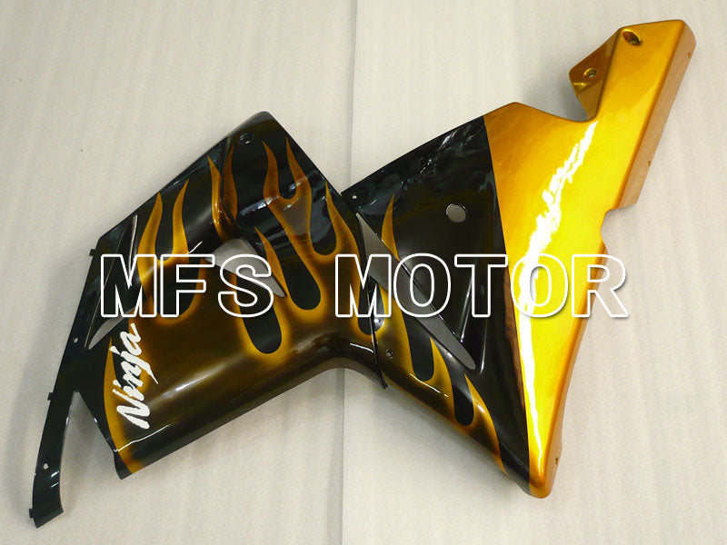 Kawasaki NINJA ZX10R 2004-2005 Injection ABS Fairing - Flame - Black Gold - MFS3957