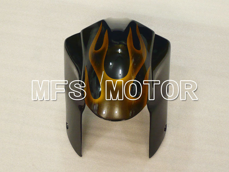 Kawasaki NINJA ZX10R 2004-2005 Injection ABS Fairing - Flame - Black Gold - MFS3957