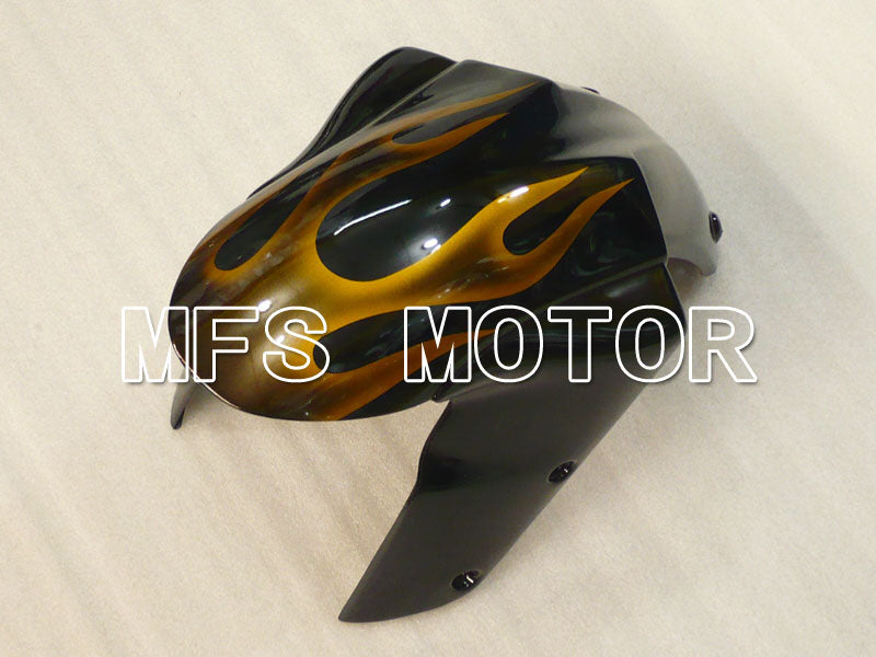 Kawasaki NINJA ZX10R 2004-2005 Injection ABS Fairing - Flame - Black Gold - MFS3957