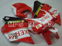 Ducati 748 / 998 / 996 1994-2002 Injection ABS verkleidung - Xerox - Rot Weiß - MFS3959