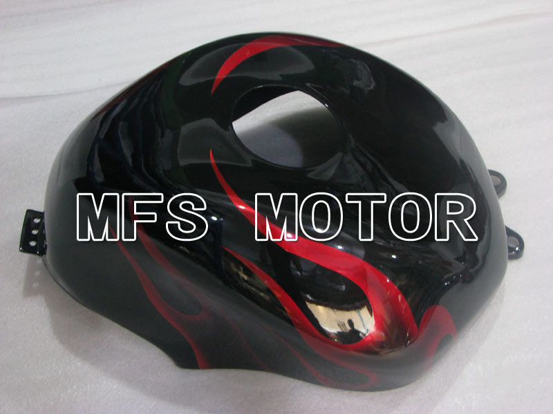 Kawasaki NINJA ZX10R 2004-2005 Injection ABS Fairing - Flame - Black Red - MFS3961