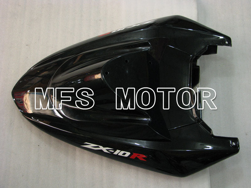 Kawasaki NINJA ZX10R 2004-2005 Injection ABS Fairing - Flame - Black Red - MFS3961