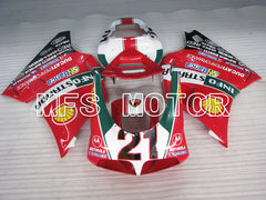 Ducati 748 / 998 / 996 1994-2002 Injection ABS verkleidung - INFO STRADA - Rot - MFS3962