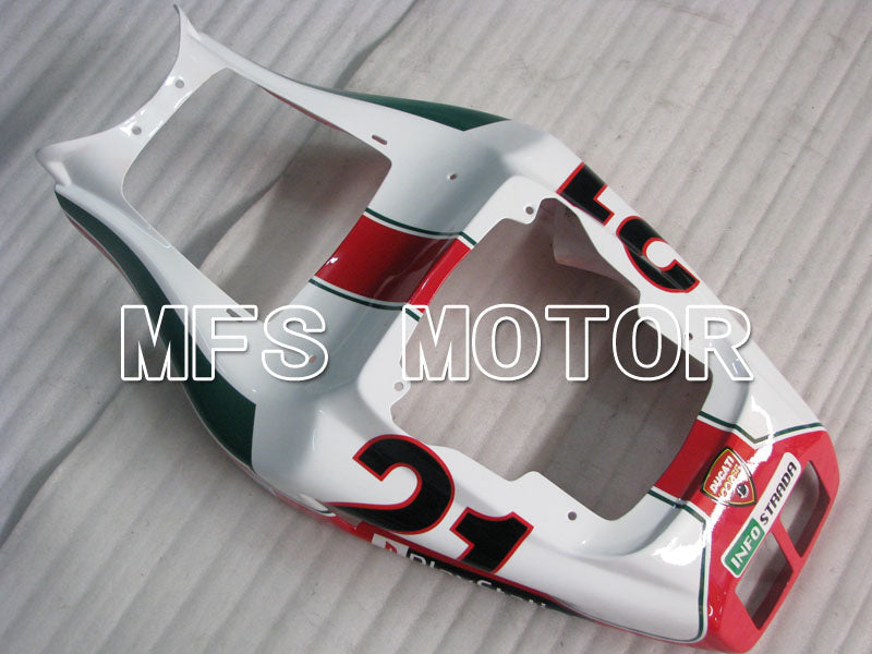 Ducati 748 / 998 / 996 1994-2002 Injection ABS verkleidung - INFO STRADA - Rot - MFS3962