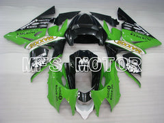 Kawasaki NINJA ZX10R 2004-2005 Injection ABS Fairing - MAXXIS - Black Green - MFS3963