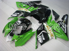 Kawasaki NINJA ZX10R 2004-2005 Injection ABS Fairing - MAXXIS - Black Green - MFS3963