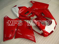 Ducati 748 / 998 / 996 1994-2002 Injection ABS verkleidung - Factory Style - Rot Weiß - MFS3966