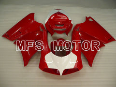 Ducati 748 / 998 / 996 1994-2002 Injection ABS verkleidung - Factory Style - Rot Weiß - MFS3966