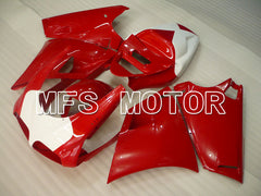 Ducati 748 / 998 / 996 1994-2002 Injection ABS verkleidung - Factory Style - Rot Weiß - MFS3966