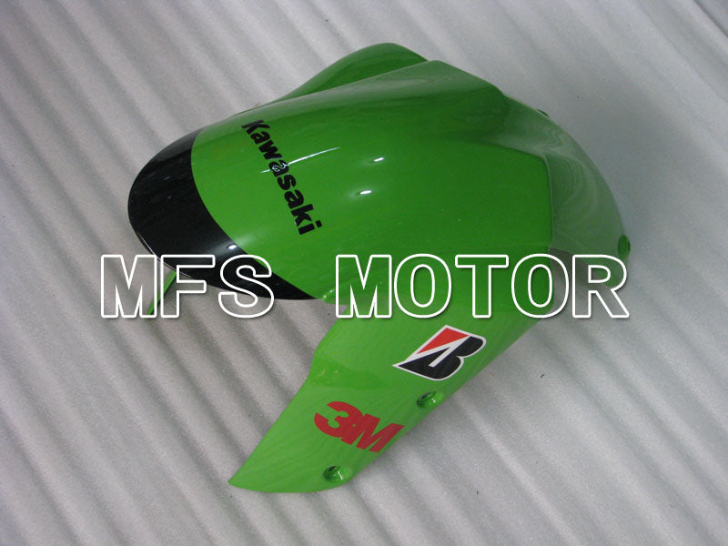Kawasaki NINJA ZX10R 2004-2005 Injection ABS Fairing - Monster - Black Green - MFS3967