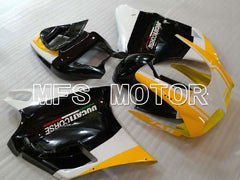 Ducati 748 / 998 / 996 1994-2002 Injection ABS verkleidung - Factory Style - Schwarz Gelb - MFS3968