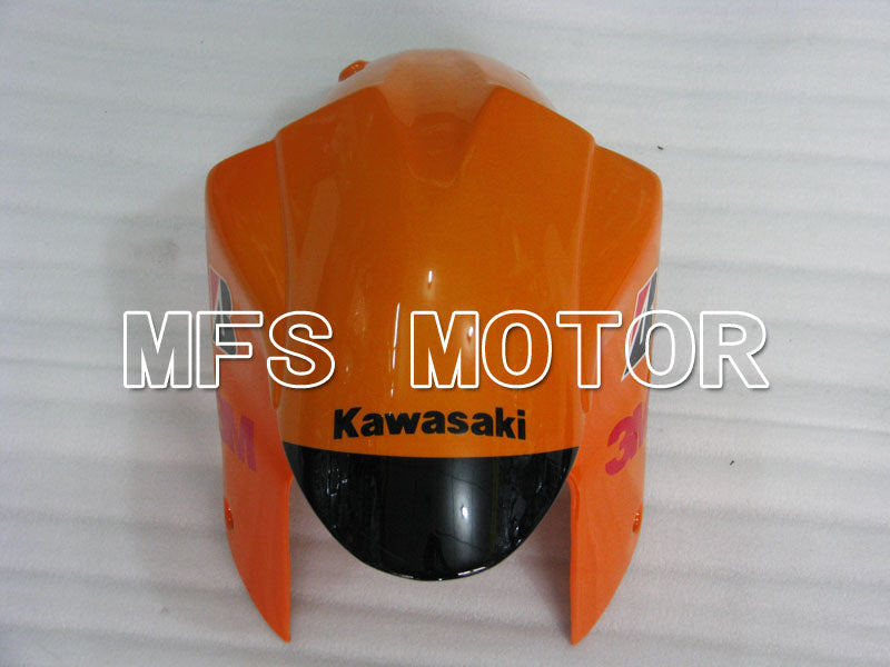 Carénage ABS injecté Kawasaki NINJA ZX10R 2004-2005 - Monster - Noir Orange - MFS3969