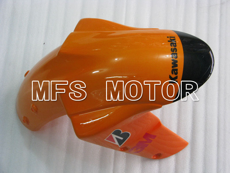 Carénage ABS injecté Kawasaki NINJA ZX10R 2004-2005 - Monster - Noir Orange - MFS3969