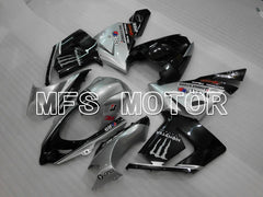 Kawasaki NINJA ZX10R 2004-2005 Injection ABS Fairing - Monster - Black Silver - MFS3974