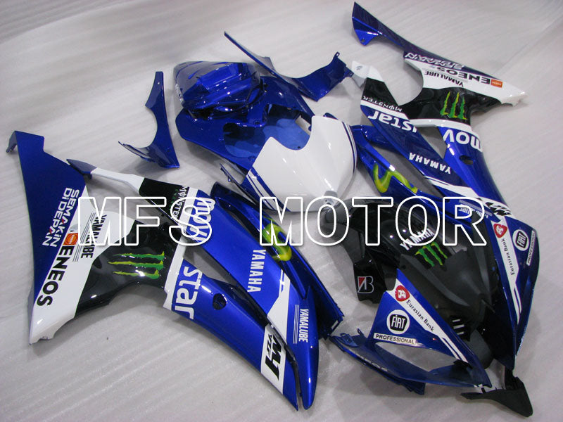 Yamaha YZF-R6 2008-2016 Injection ABS Fairing - Monster - Blue Black - MFS3975