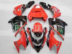 Kawasaki NINJA ZX10R 2004-2005 Injection ABS Fairing - Monster - Black Red - MFS3978