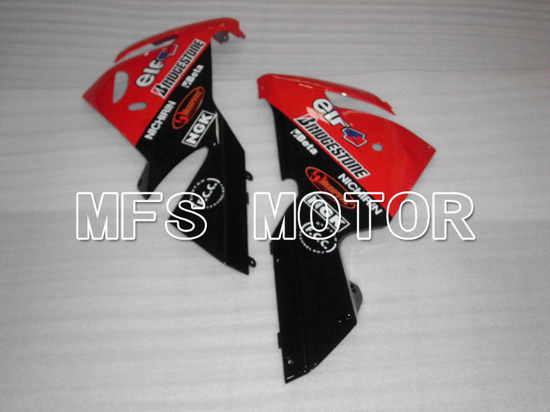 Kawasaki NINJA ZX10R 2004-2005 Injection ABS Fairing - Monster - Black Red - MFS3978