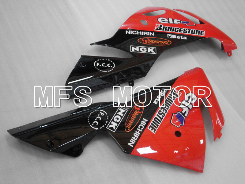 Kawasaki NINJA ZX10R 2004-2005 Injection ABS Fairing - Monster - Black Red - MFS3978