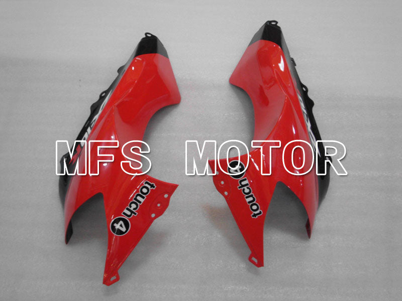 Kawasaki NINJA ZX10R 2004-2005 Injection ABS Fairing - Monster - Black Red - MFS3978