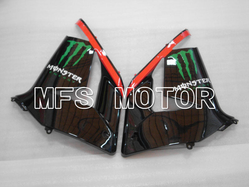 Kawasaki NINJA ZX10R 2004-2005 Injection ABS Fairing - Monster - Black Red - MFS3978