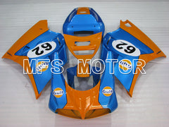 Ducati 748 / 998 / 996 1994-2002 Injection ABS verkleidung - Gulf - Blau Orange - MFS3980