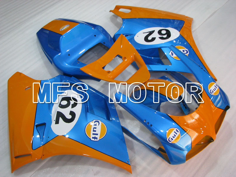 Ducati 748 / 998 / 996 1994-2002 Injection ABS verkleidung - Gulf - Blau Orange - MFS3980