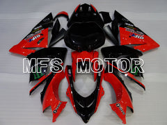 Kawasaki NINJA ZX10R 2004-2005 Injection ABS Fairing - Monster - Black Red - MFS3982