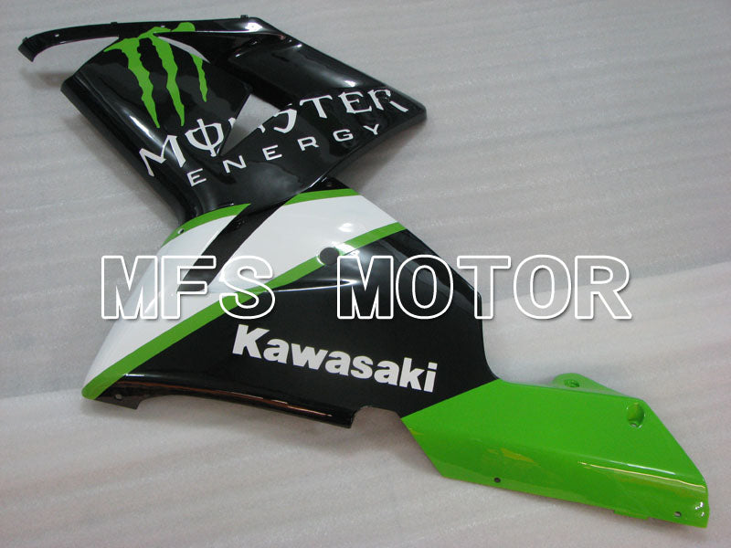 Kawasaki NINJA ZX10R 2004-2005 Injection ABS Fairing - Monster - Black White - MFS3985