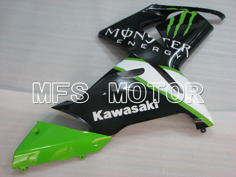 Kawasaki NINJA ZX10R 2004-2005 Injection ABS Fairing - Monster - Black White - MFS3985