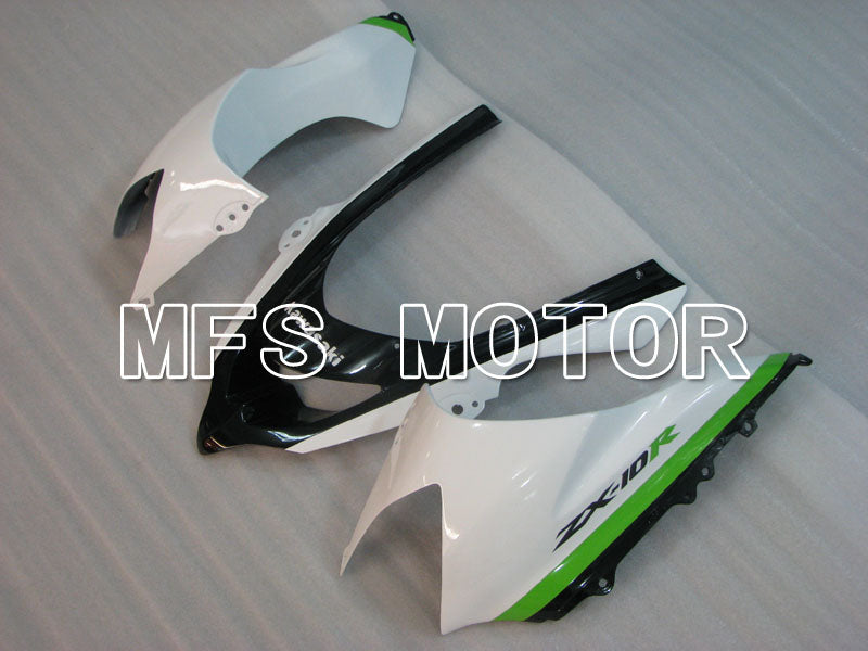 Kawasaki NINJA ZX10R 2004-2005 Injection ABS Fairing - Monster - Black White - MFS3985