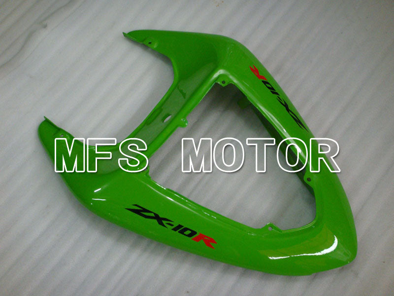 Kawasaki NINJA ZX10R 2006-2007 Injection ABS Fairing - Factory Style - Black Green - MFS3995