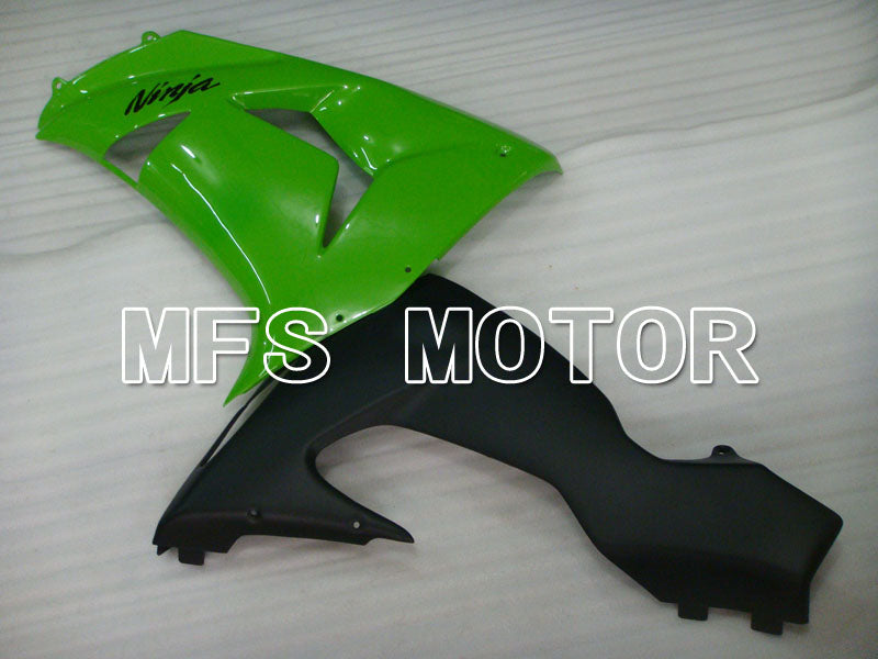 Kawasaki NINJA ZX10R 2006-2007 Injection ABS Fairing - Factory Style - Black Green - MFS3995